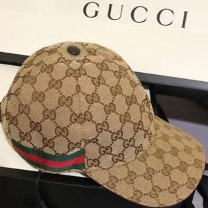 Gucci Baseball Cap Hat Canvas